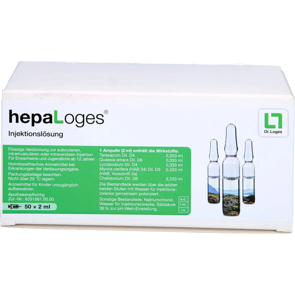 Hepaloges Injektionslösung Amp. 100 ml