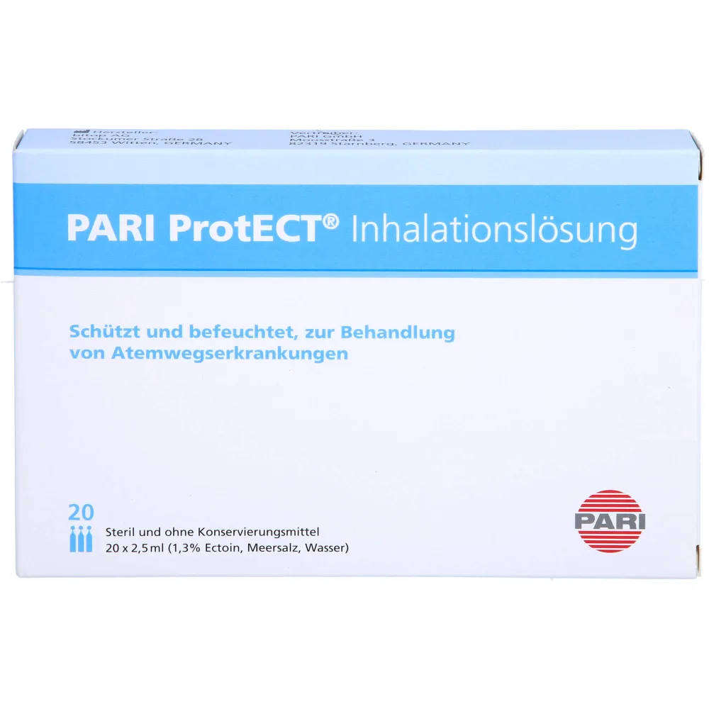 Pari ProtEct Inhalationslösung mit Ectoin Ampullen 50 ml