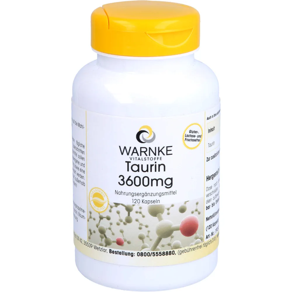 Taurin 3600 mg Kapseln 120 St