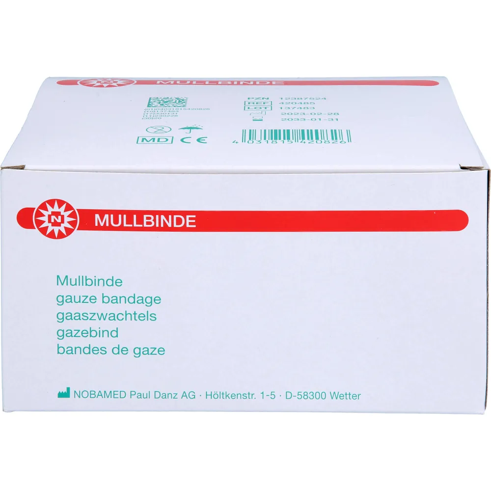 Mullbinden 8 cmx4 m 20 St