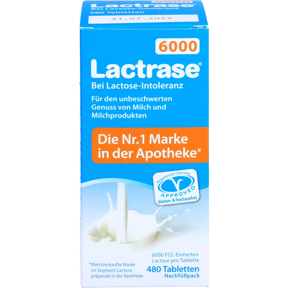 Lactrase 6.000 Fcc Tbl.Klickspender-Nachfüllpack 480 St