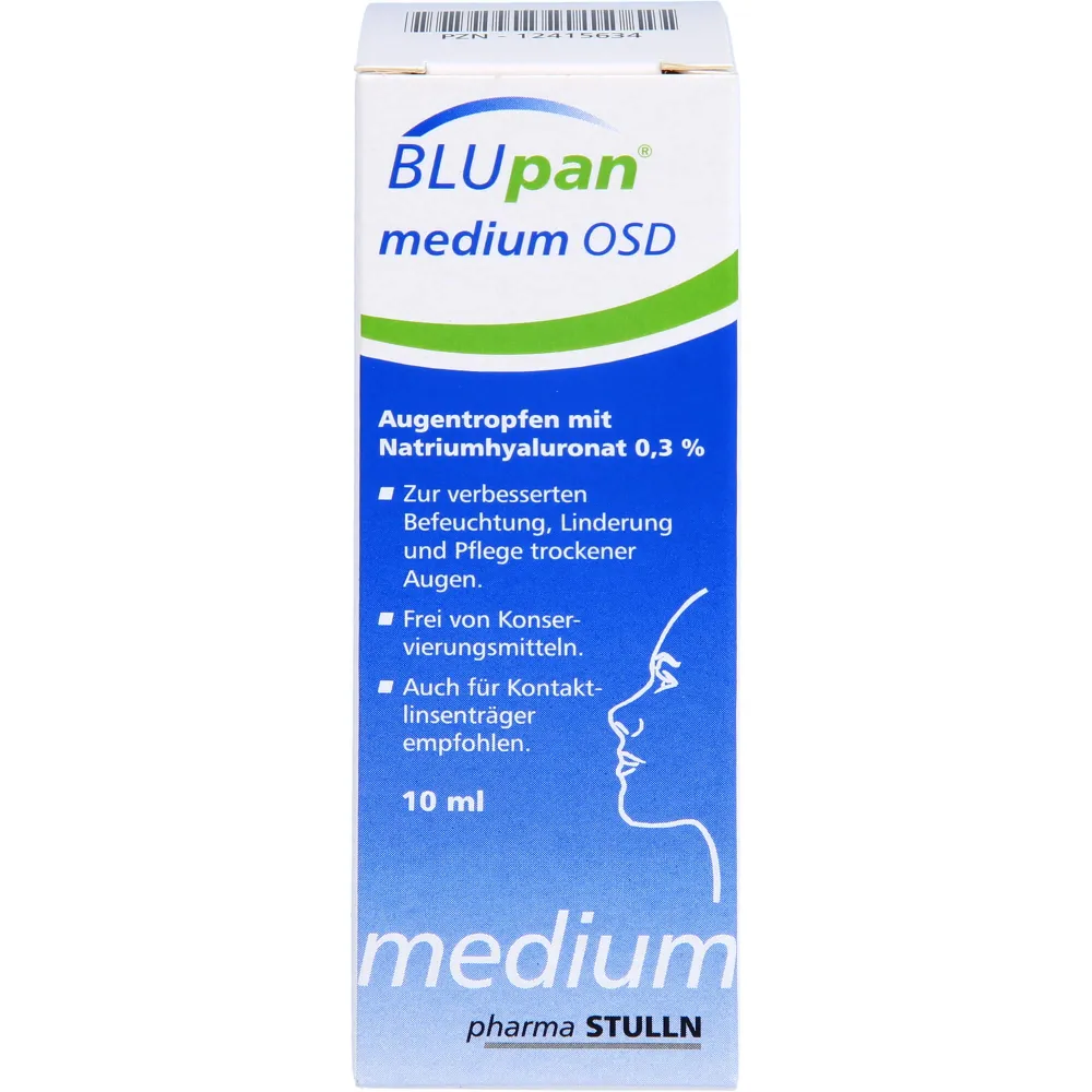 Blupan medium Osd Augentropfen 10 ml