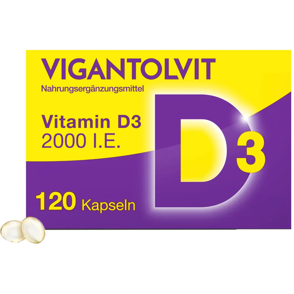 Vigantolvit 2000 I.E. Vitamin D3 Weichkapseln 120 St