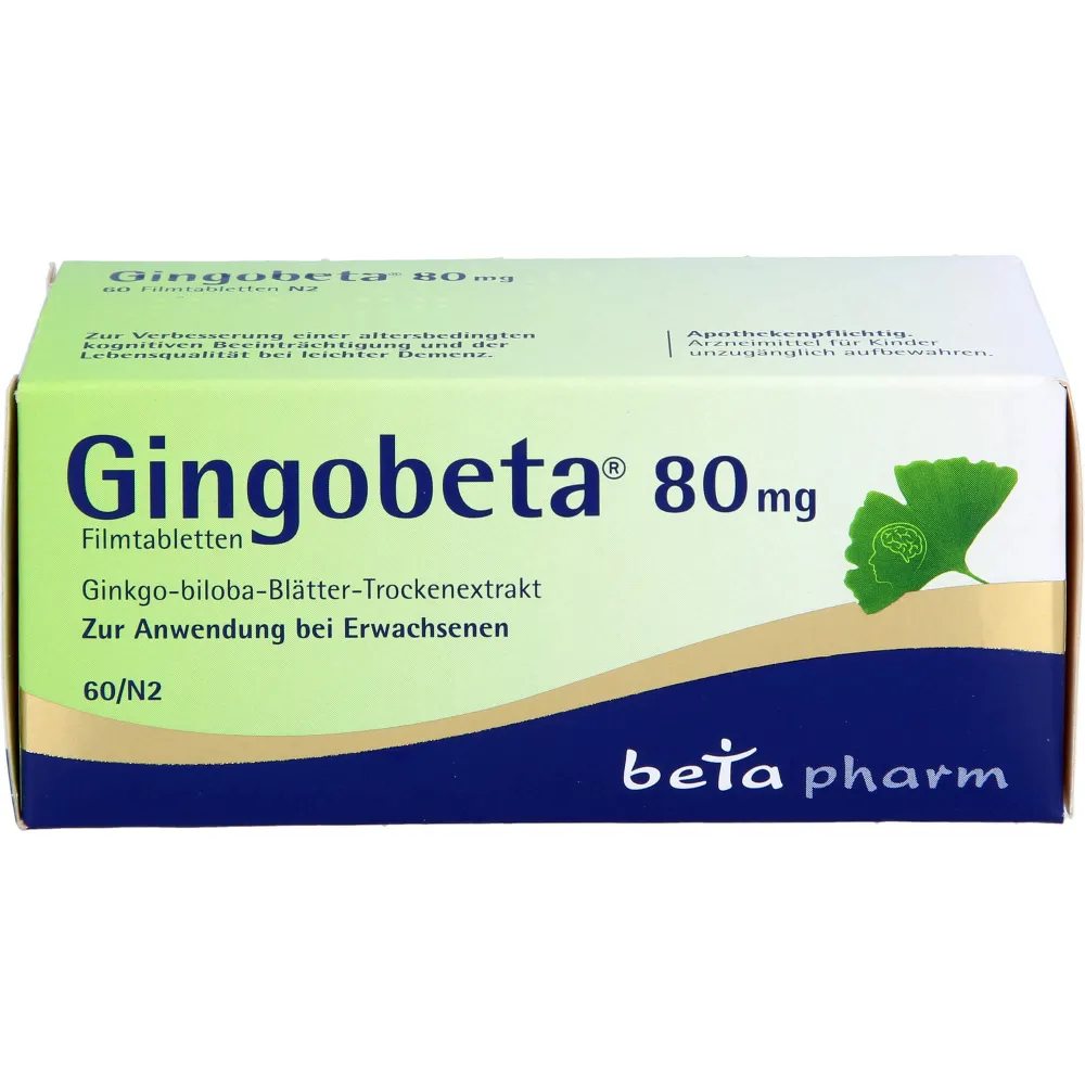 Gingobeta 80 mg Filmtabletten 60 St