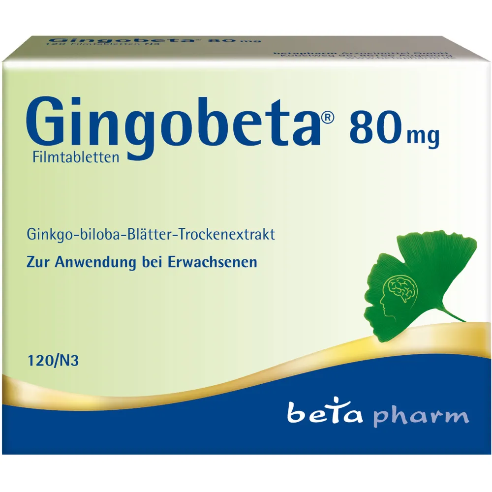 Gingobeta 80 mg Filmtabletten 120 St
