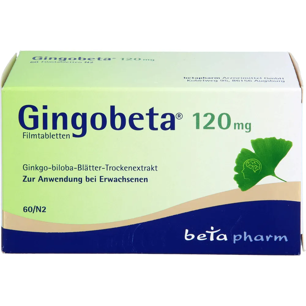 Gingobeta 120 mg Filmtabletten 60 St