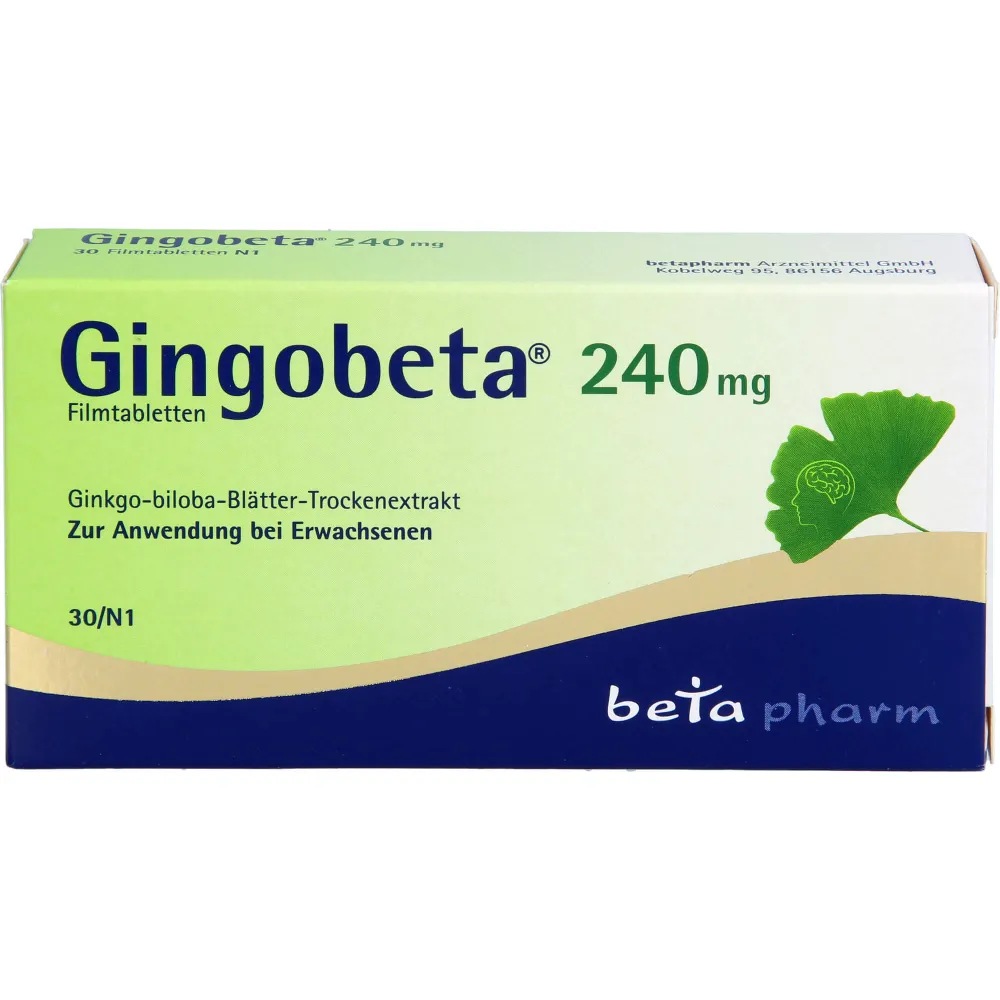 Gingobeta 240 mg Filmtabletten 30 St