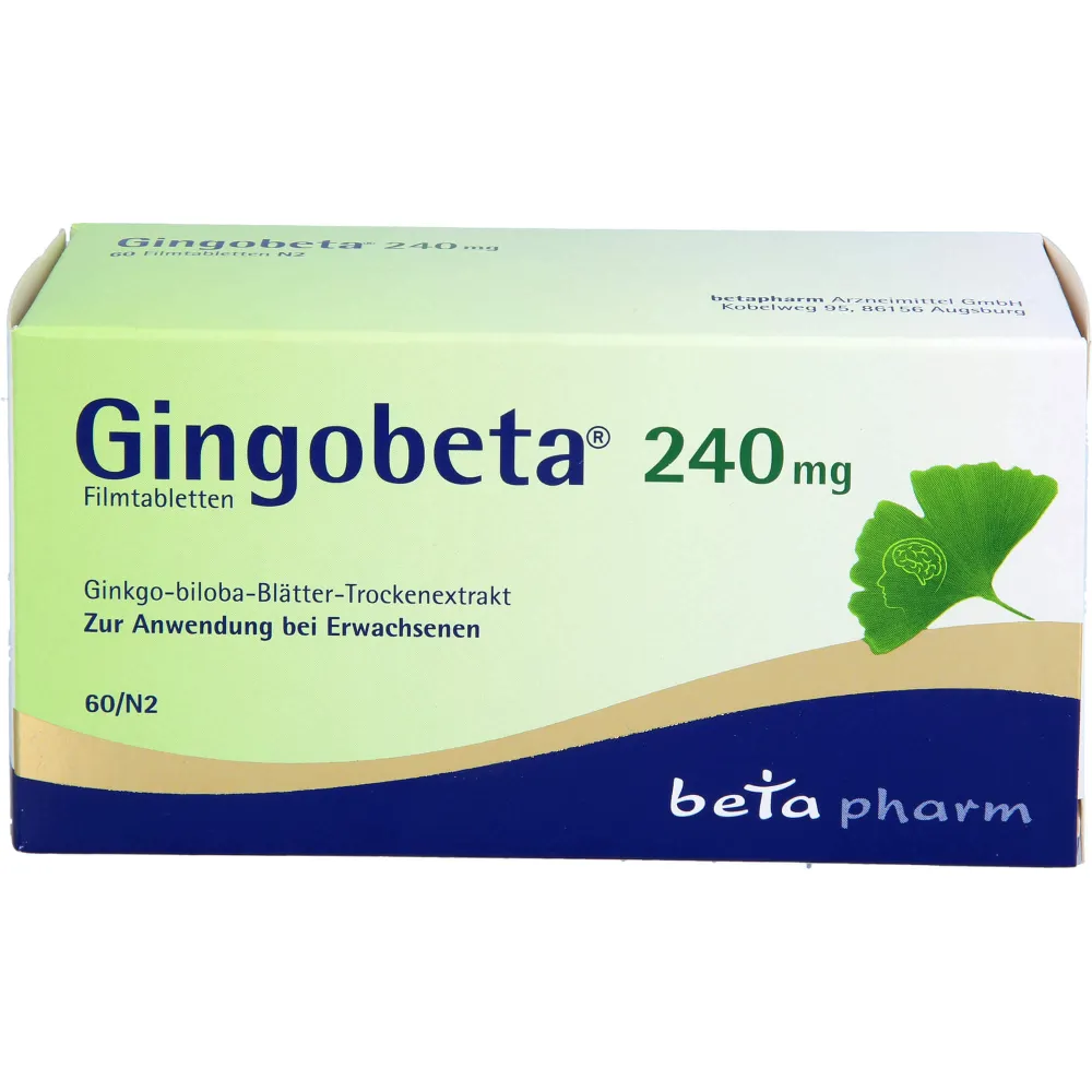 Gingobeta 240 mg Filmtabletten 60 St