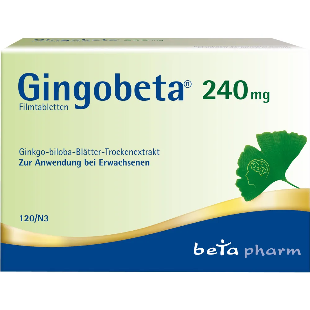 Gingobeta 240 mg Filmtabletten 120 St