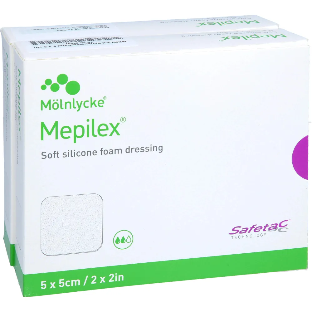 Mepilex 5x5 cm Schaumverband 10 St