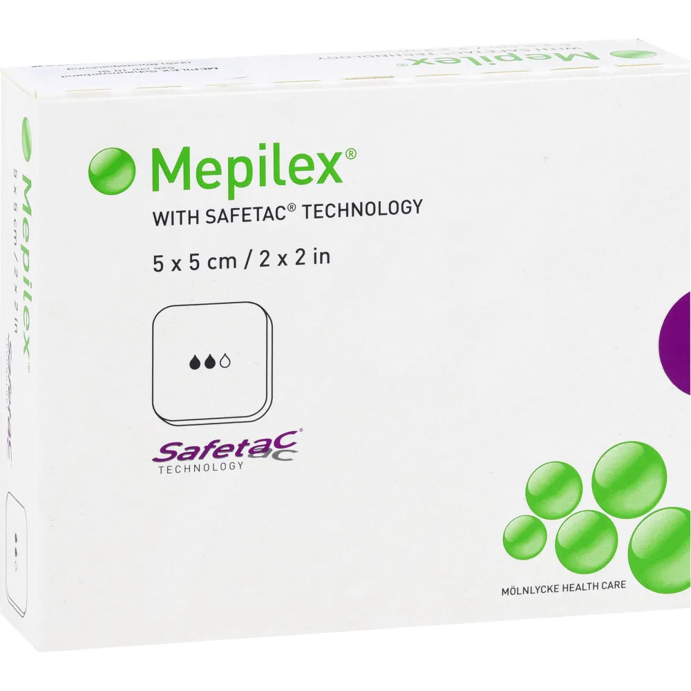 Mepilex 5x5 cm Schaumverband 5 St