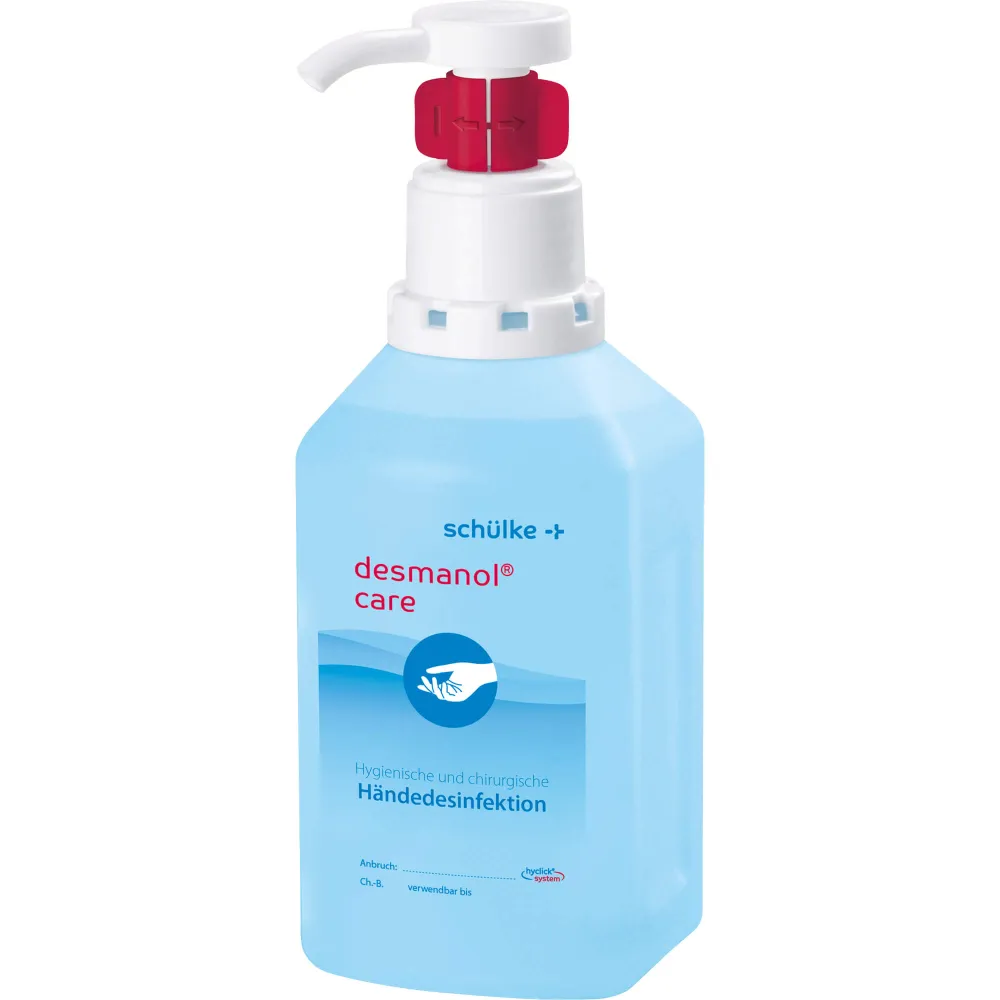 Desmanol care hyclick alkohol.Händedesinfektion 500 ml