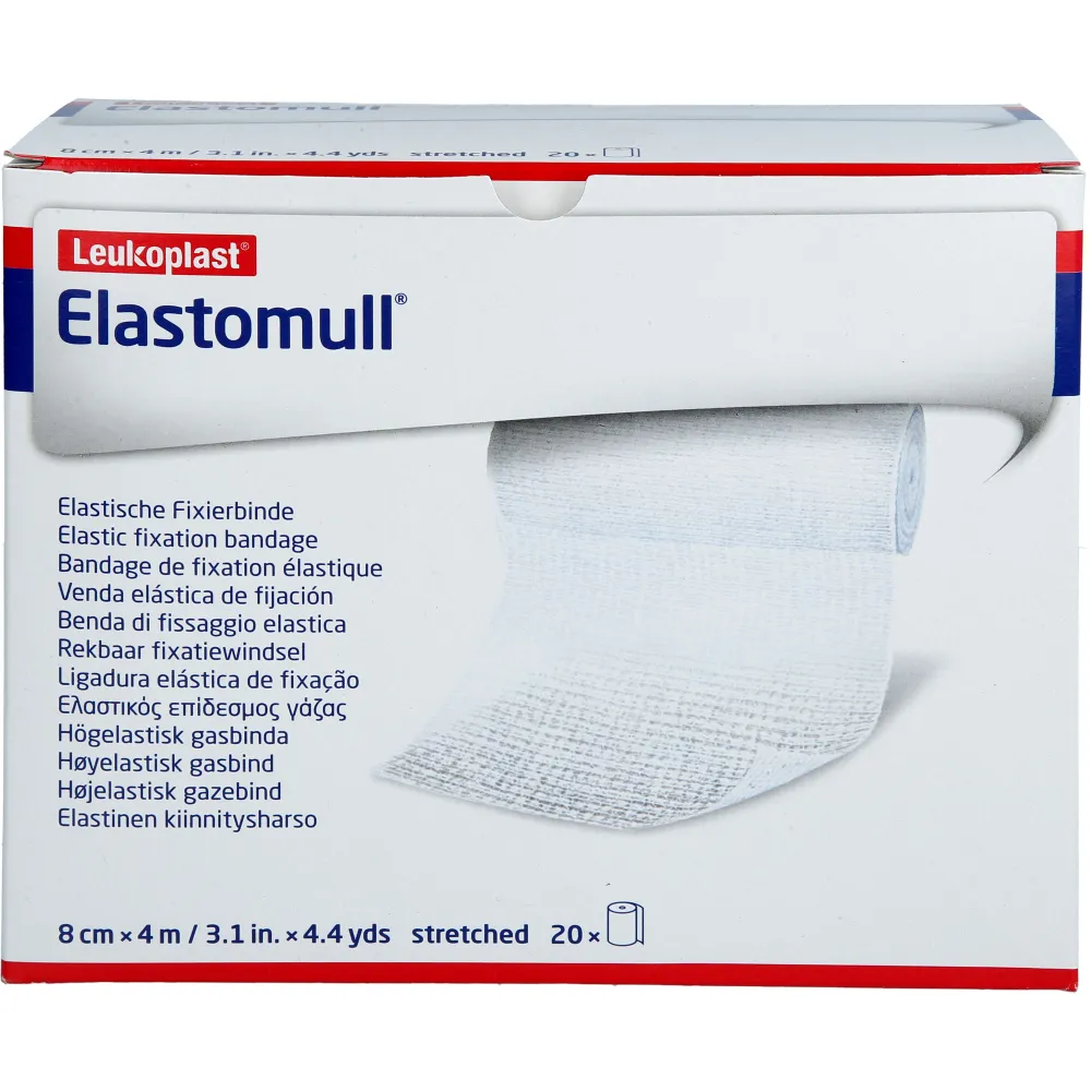 Elastomull 8 cmx4 m elast.Fixierb.2101 20 St