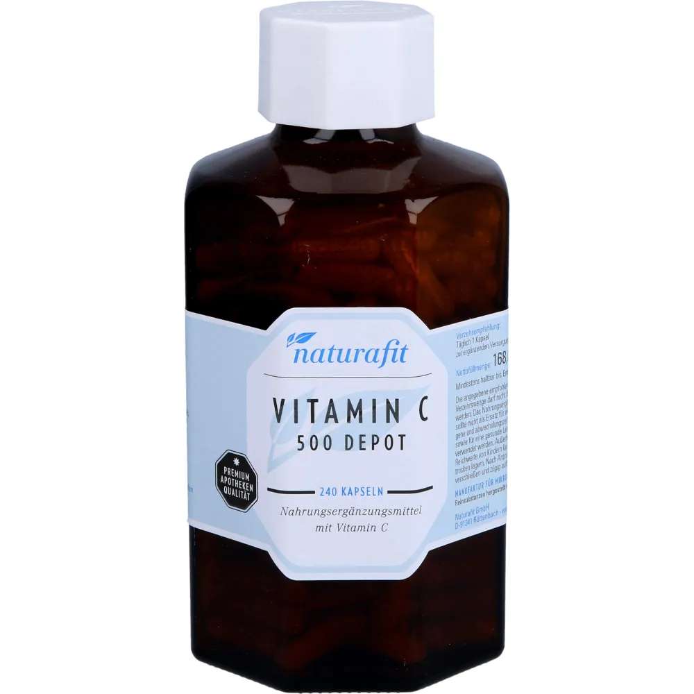 Naturafit Vitamin C 500 Depot Kapseln 240 St