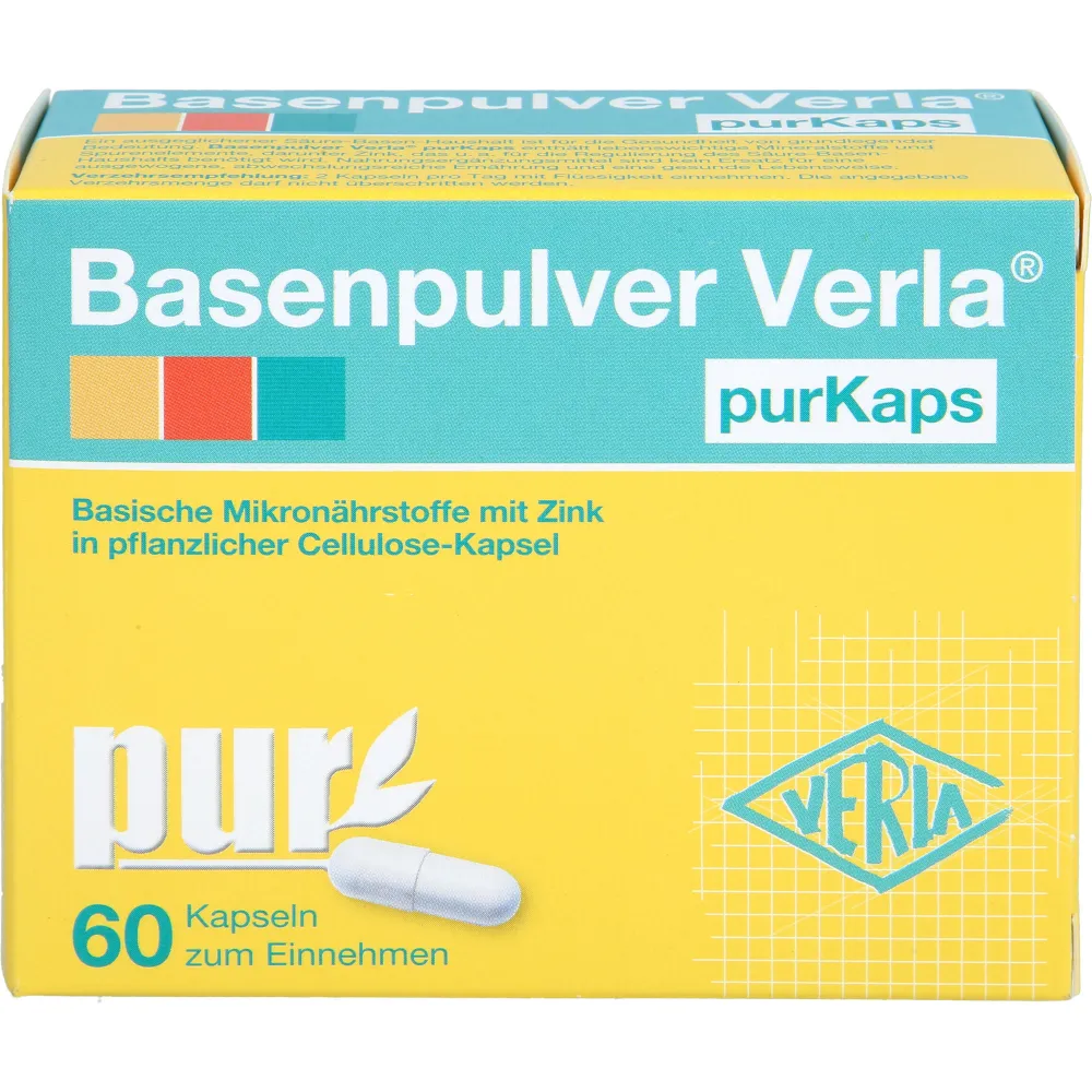 Basenpulver Verla purKaps 60 St