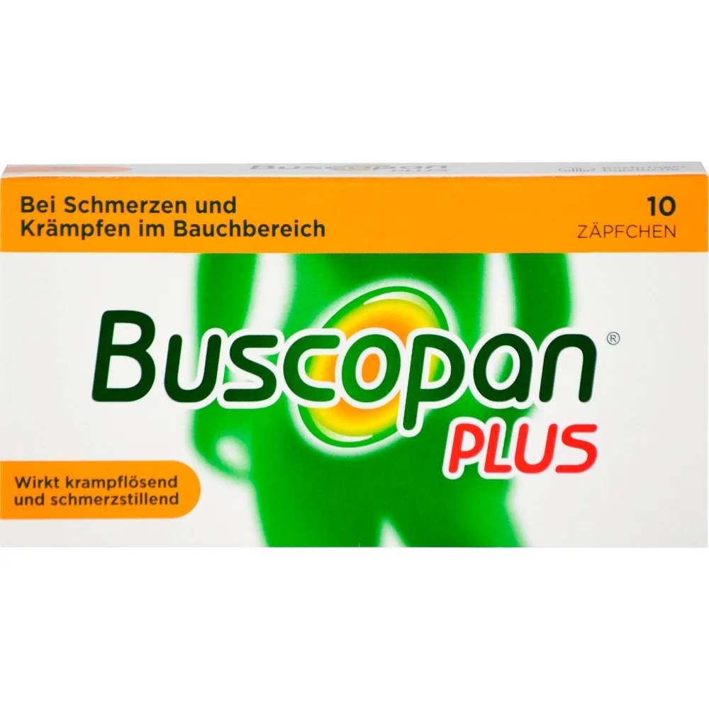 Buscopan plus 10 mg/800 mg Suppositorien 10 St