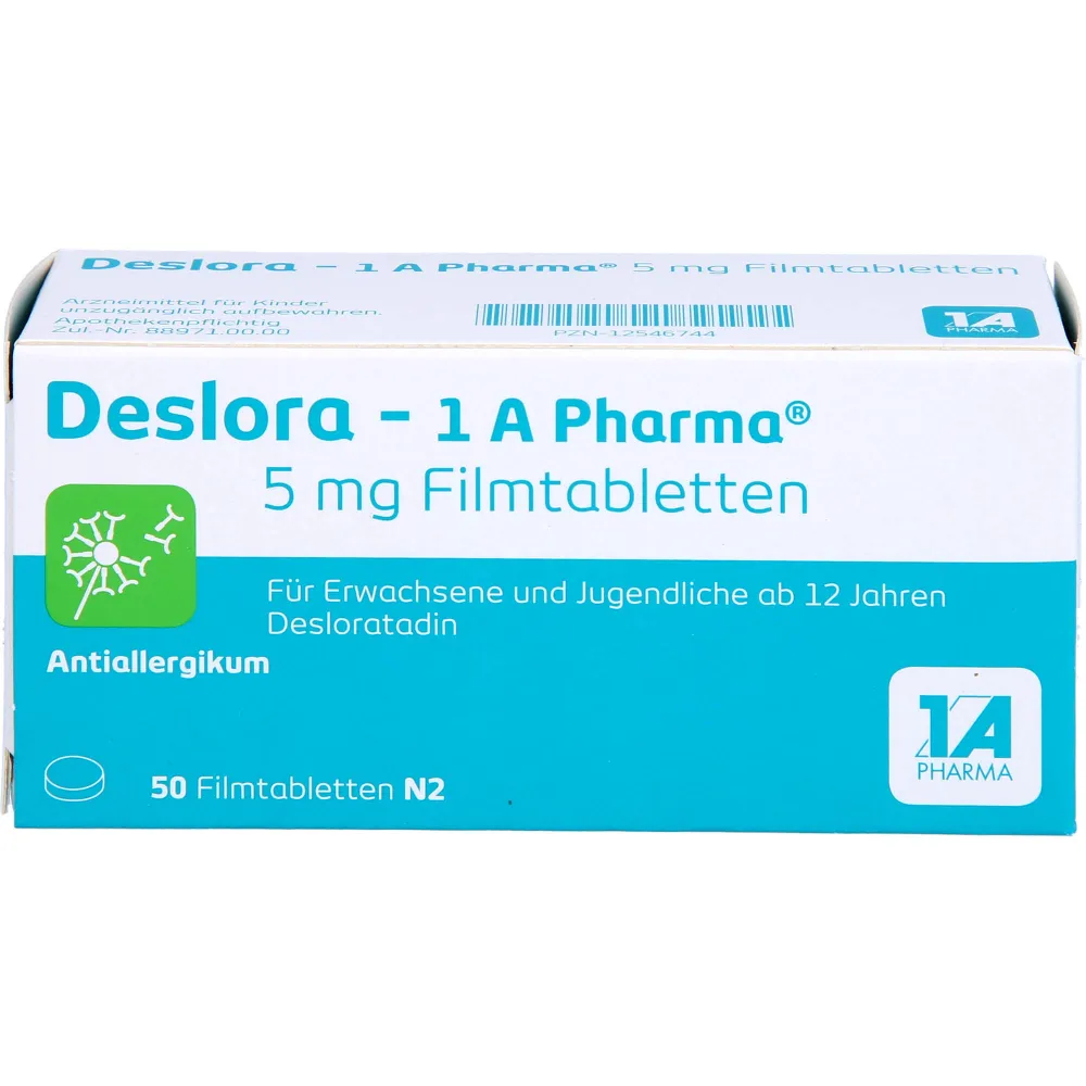 Deslora-1A Pharma 5 mg Filmtabletten 50 St