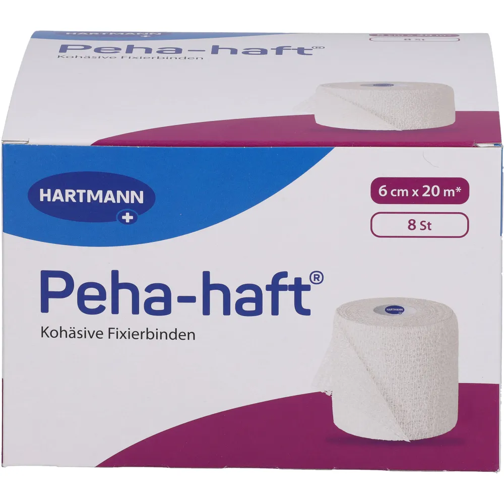 Peha-Haft Fixierbinde latexfrei 6 cmx20 m 8 St