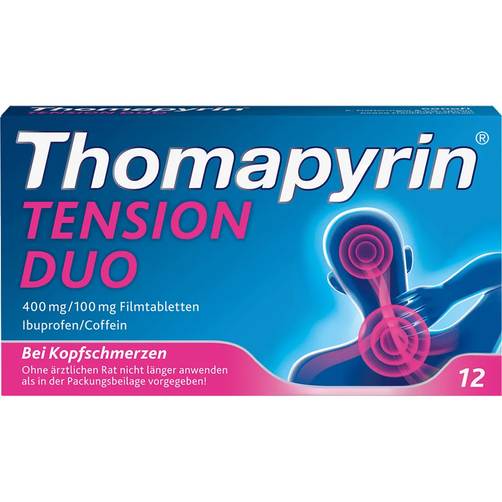 Thomapyrin Tension Duo 400 mg/100 mg Filmtabletten 12 St