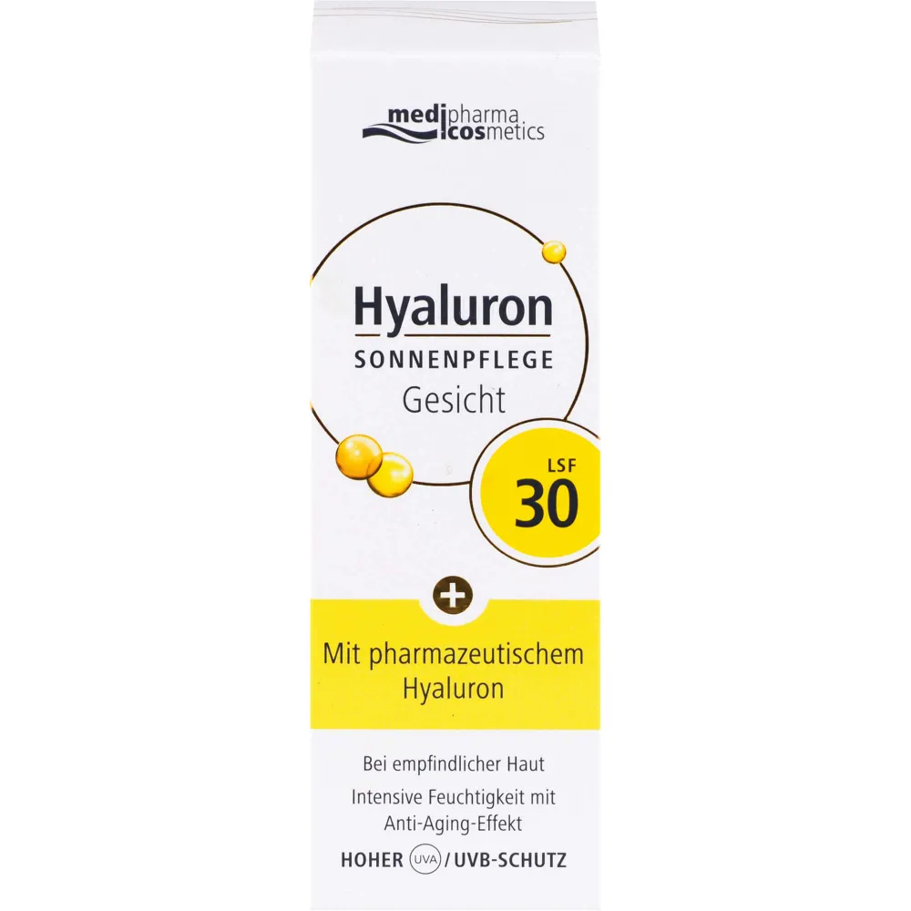 Hyaluron Sonnenpflege Gesicht Creme Lsf 30 50 ml