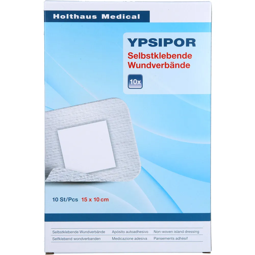 Ypsipor Wundverband steril 10x15 cm 10 St
