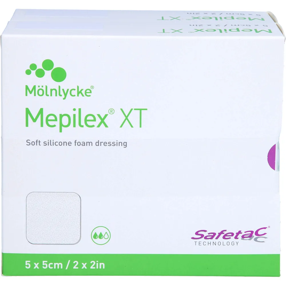 Mepilex Xt 5x5 cm Schaumverband 10 St