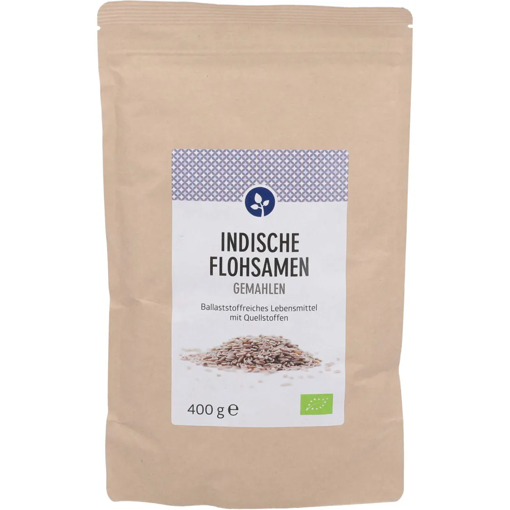 Indische Flohsamen gemahlen Bio 400 g