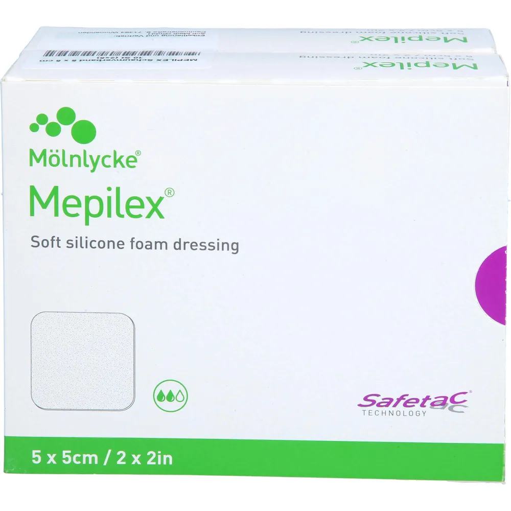 Mepilex 5x5 cm Schaumverband 10 St