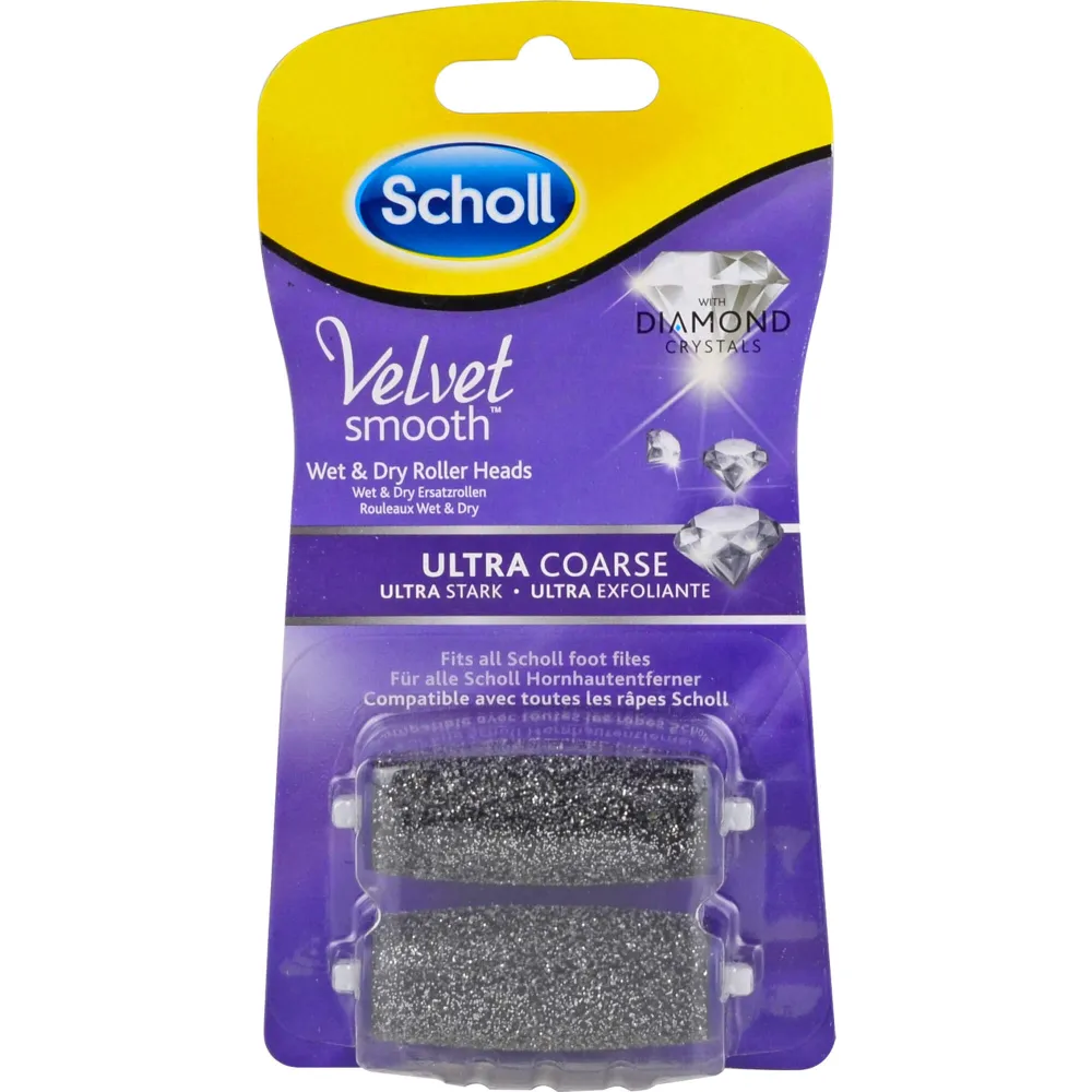 Scholl Velvet smooth Pedi Ersatzrollen ultra stark 2 St
