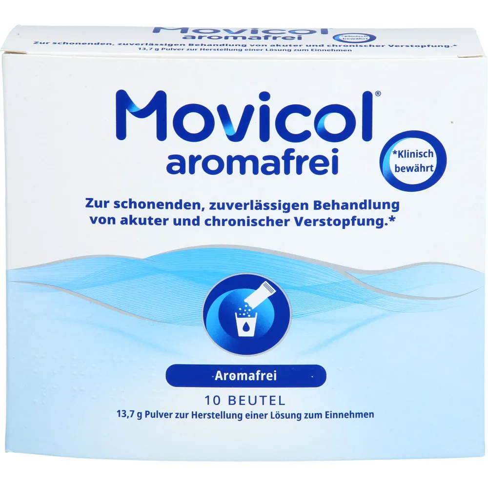 Movicol aromafrei Plv.z.Her.e.Lsg.z.Einnehmen Mp 10 St