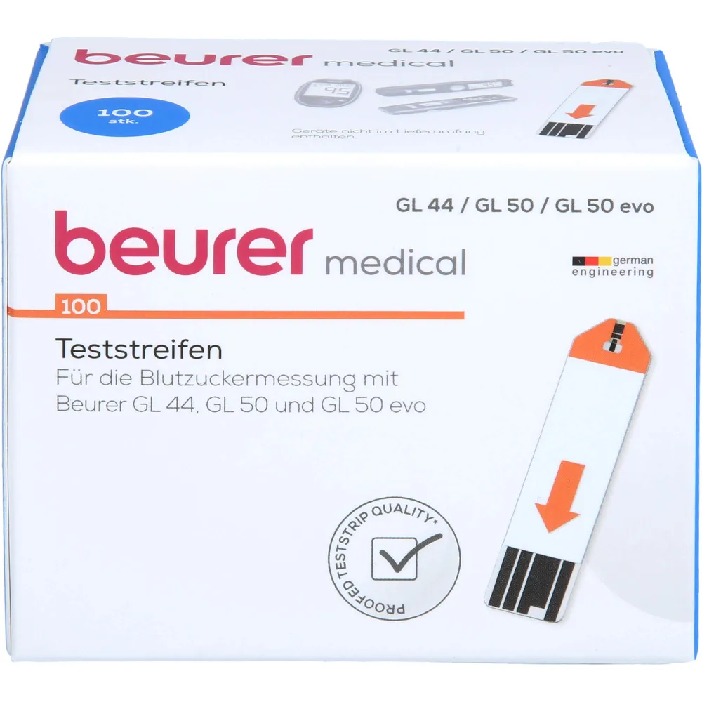 Beurer Gl44/Gl50 Blutzucker-Teststreifen 100 St