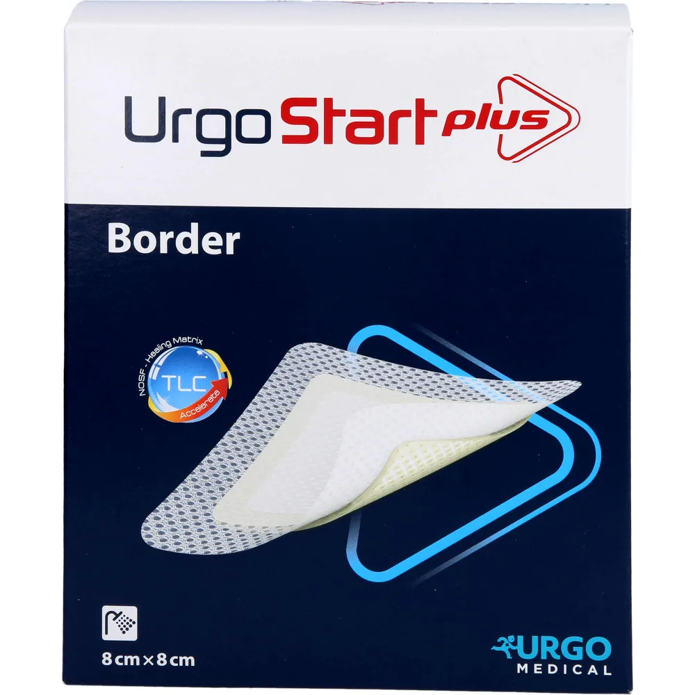 Urgostart Plus Border 8x8 cm Wundverband 10 St