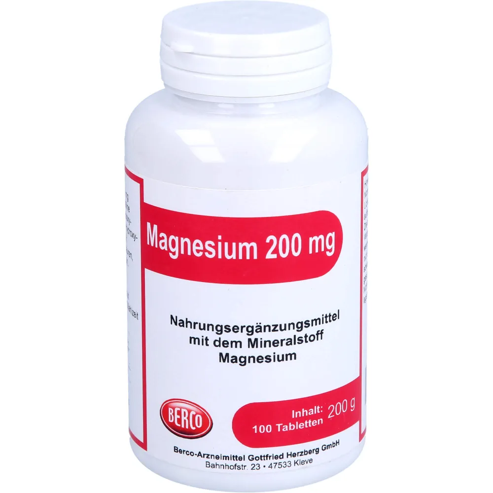 Magnesium 200 mg Berco Tabletten 100 St