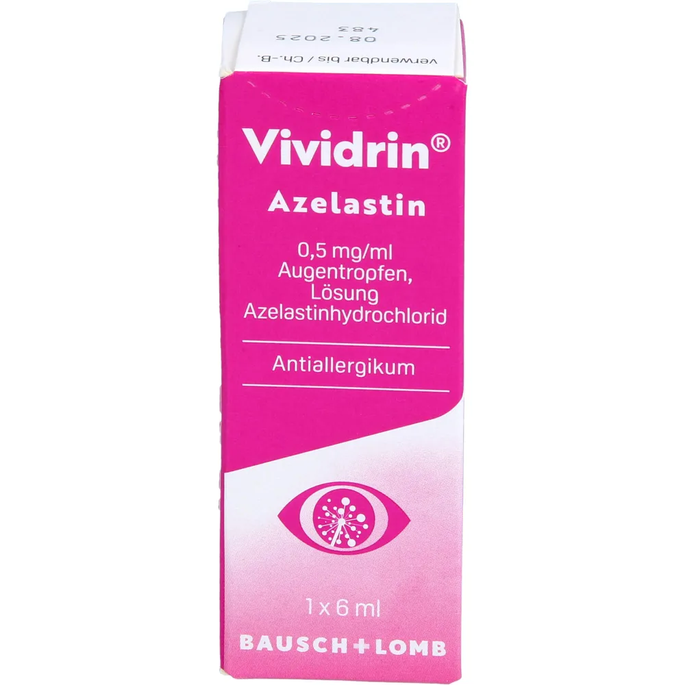 Vividrin Azelastin 0,5 mg/ml Augentropfen 6 ml