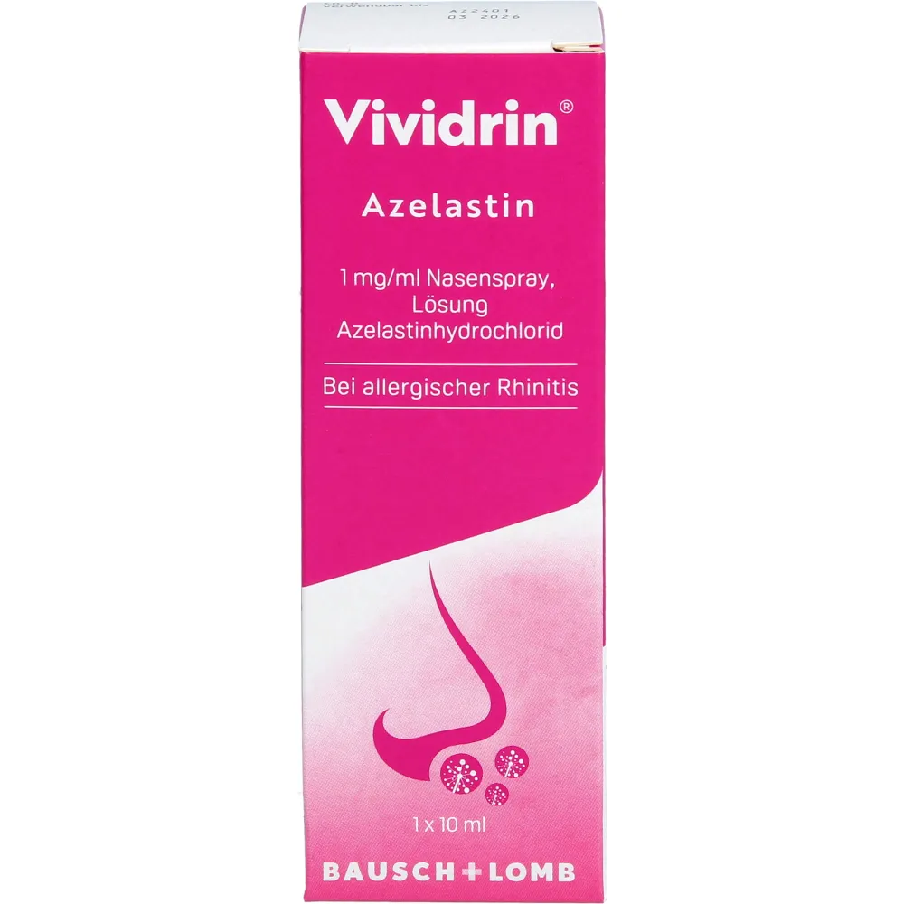 Vividrin Azelastin 1 mg/ml Nasenspray Lösung 10 ml