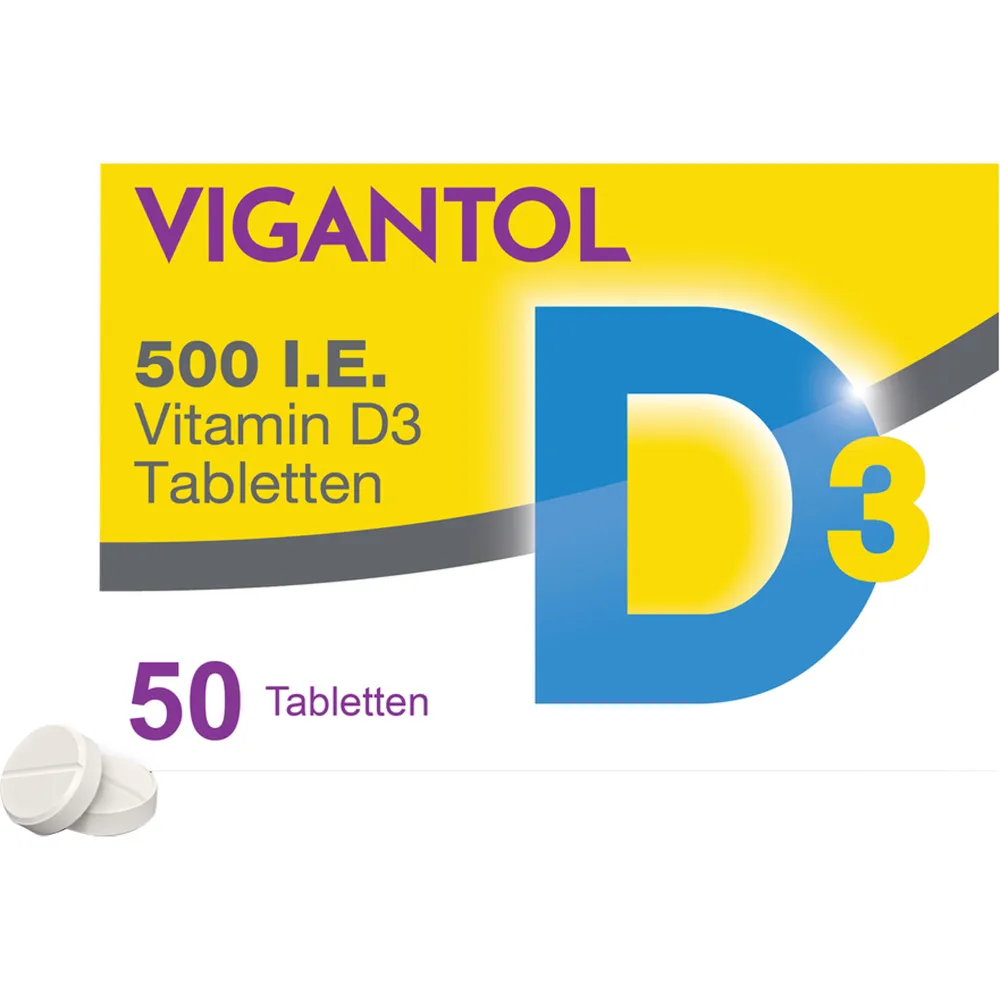 Vigantol 500 I.E. Vitamin D3 Tabletten 50 St