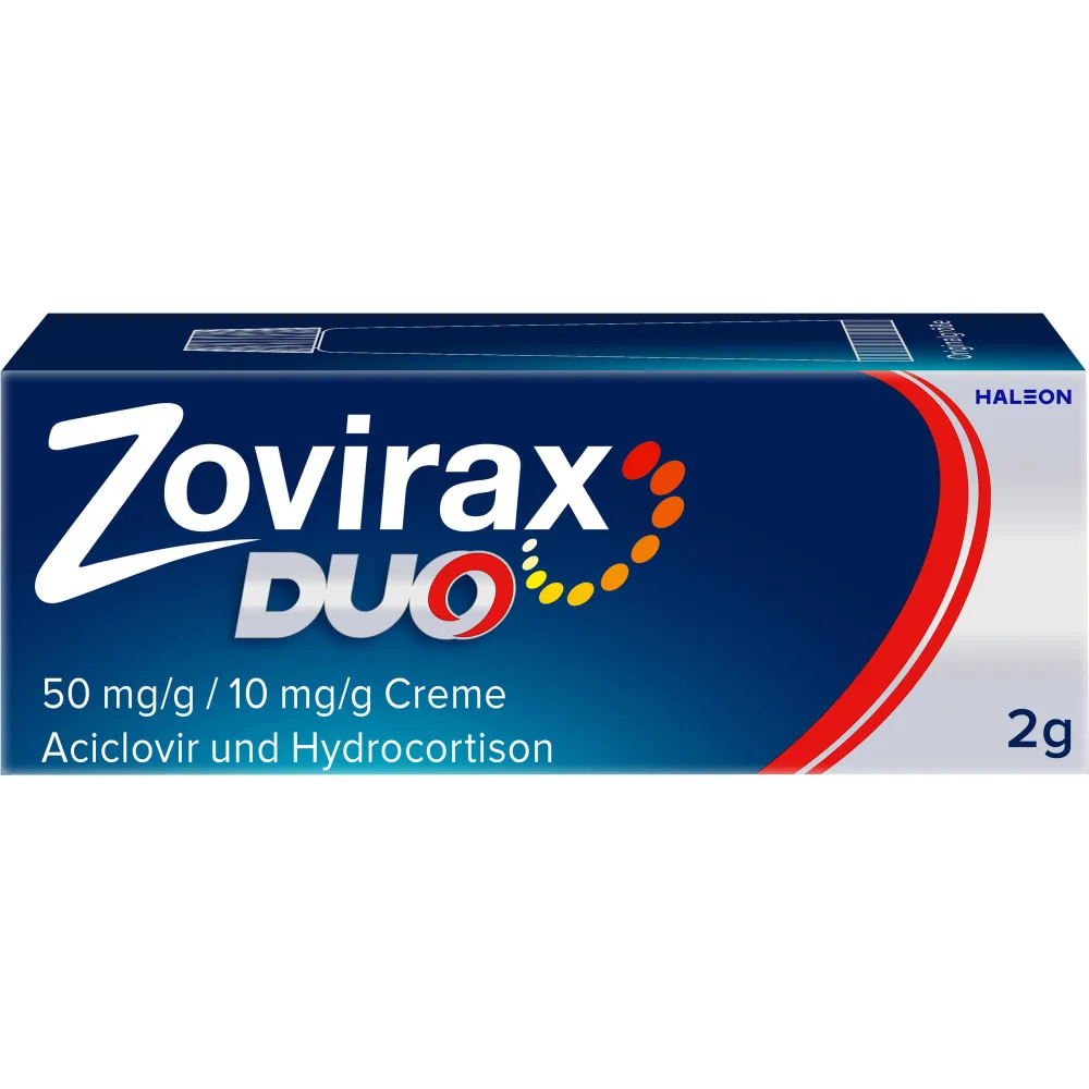 Zovirax Duo 50 mg/g / 10 mg/g Creme 2 g
