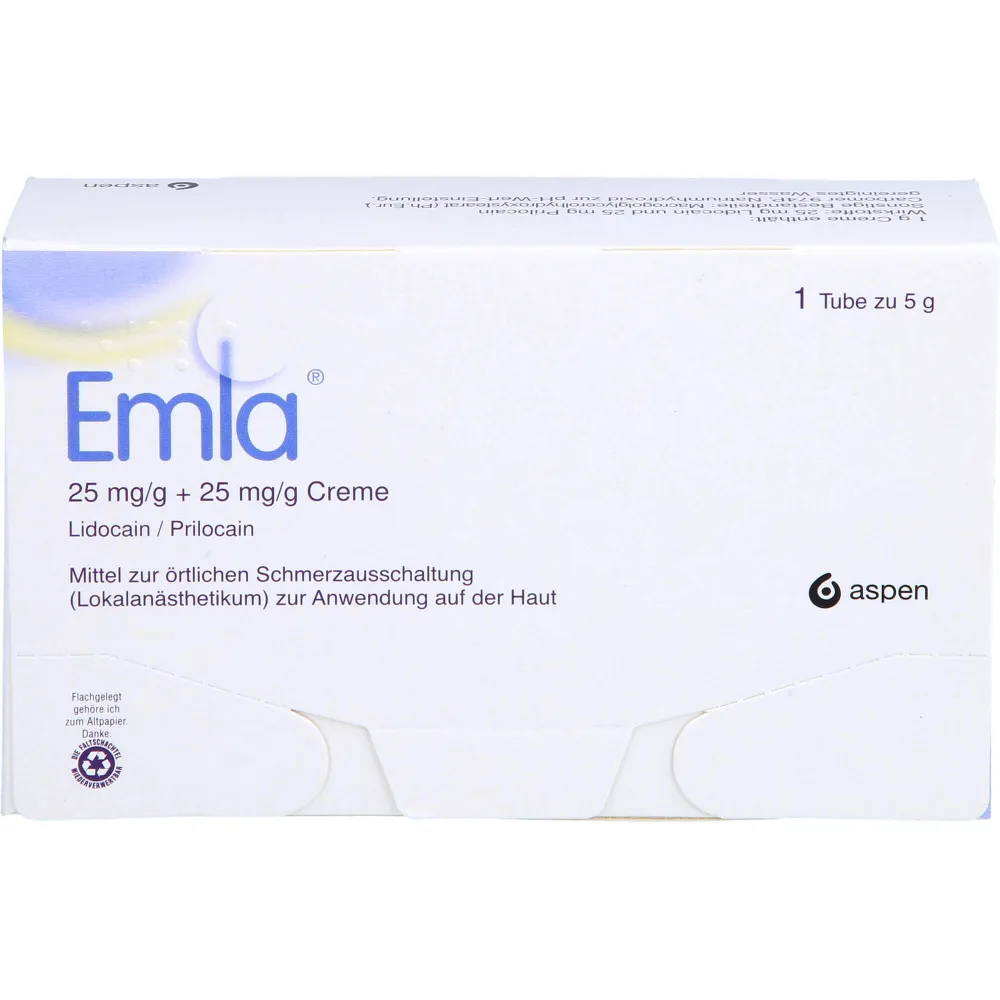 Emla 25 mg/g + 25 mg/g Creme + 2 Tegaderm Pfl. 5 g