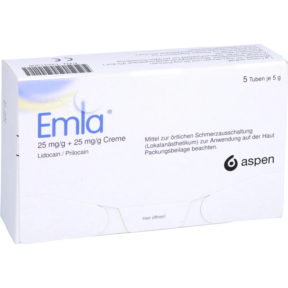 Emla 25 mg/g + 25 mg/g Creme + 12 Tegaderm Pfl. 25 g