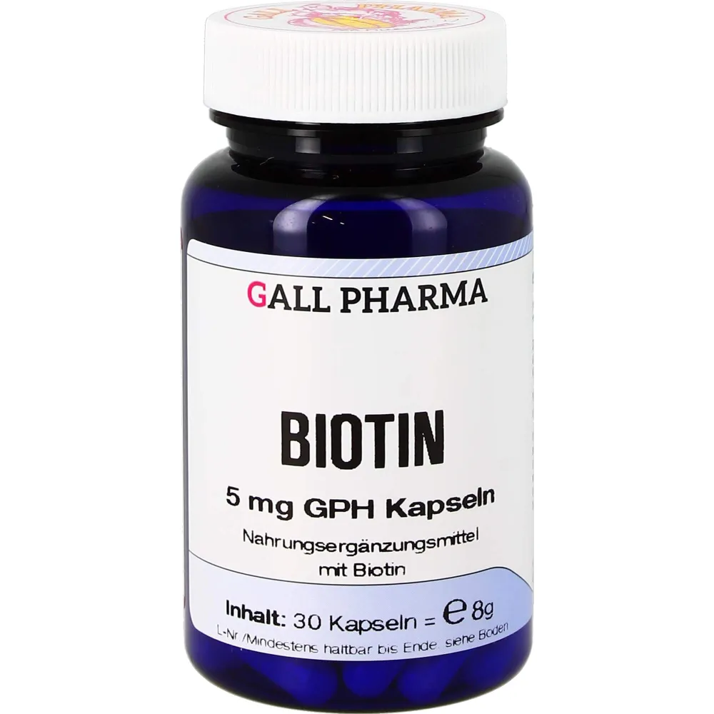 Biotin 5 mg Gph Kapseln 30 St