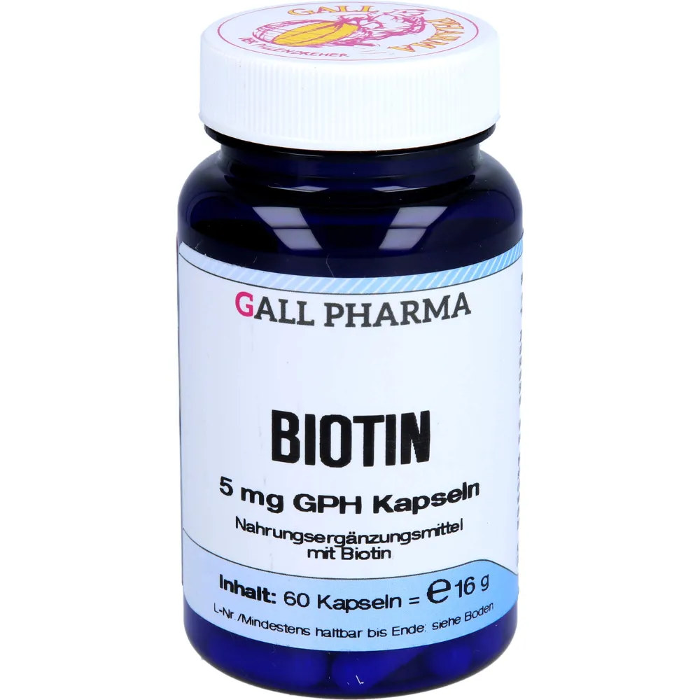 Biotin 5 mg Gph Kapseln 60 St