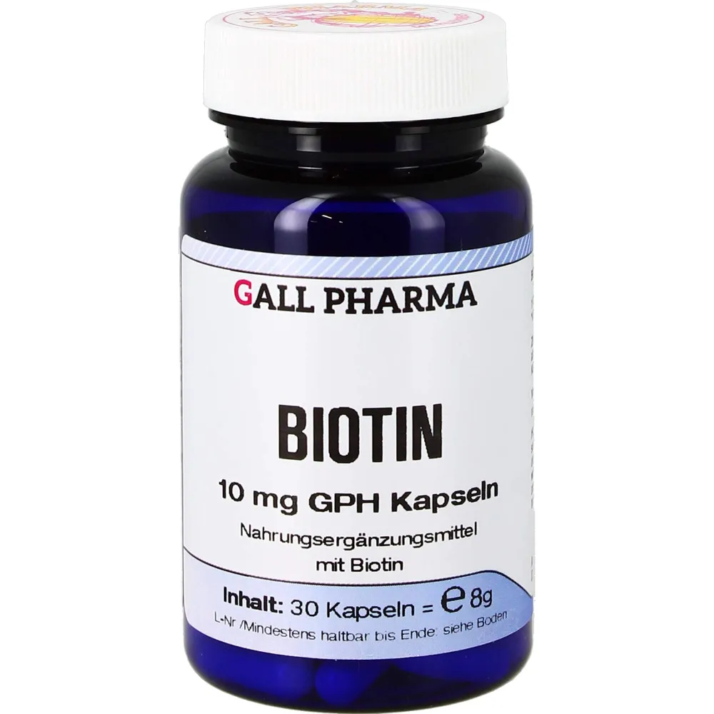 Biotin 10 mg Gph Kapseln 30 St