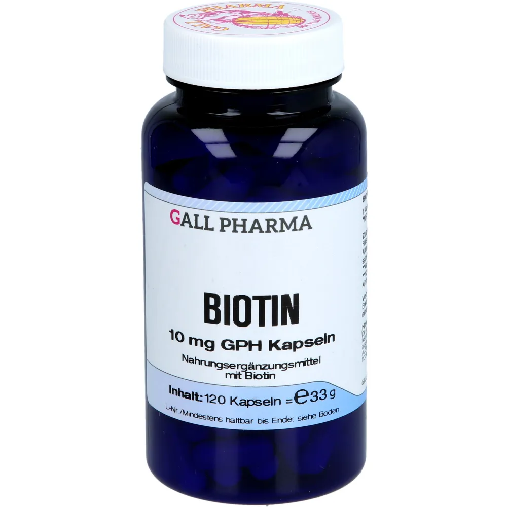 Biotin 10 mg Gph Kapseln 120 St