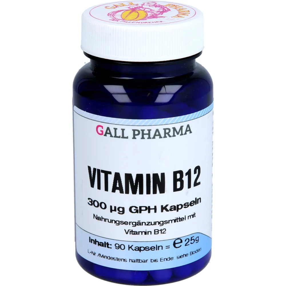 Vitamin B12 300 µg Gph Kapseln 90 St