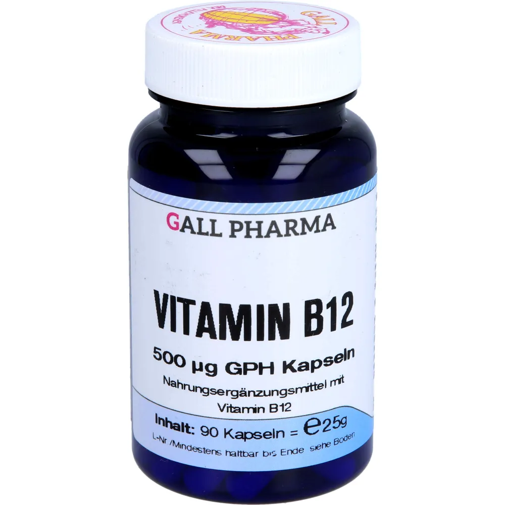 Vitamin B12 500 µg Gph Kapseln 90 St