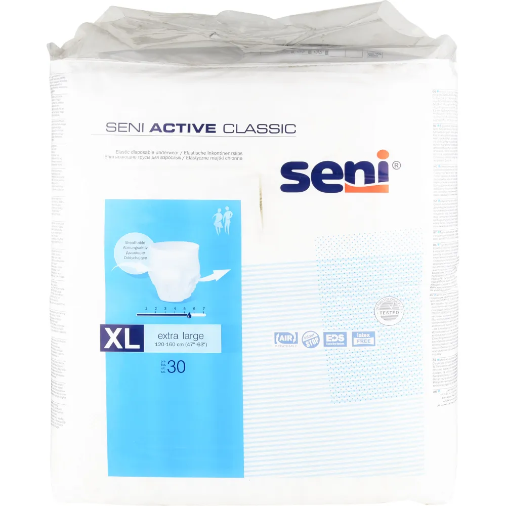 Seni Active Classic Inkontinenzpants Xl 30 St