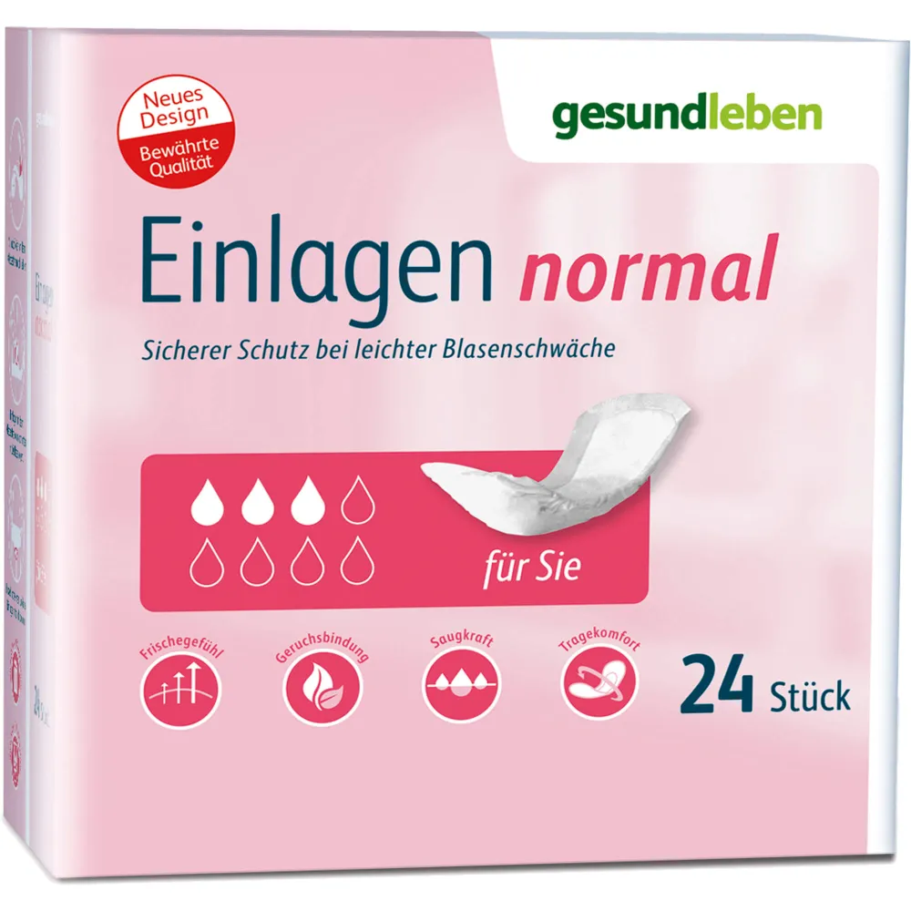 Gesund Leben Einlagen normal 24 St
