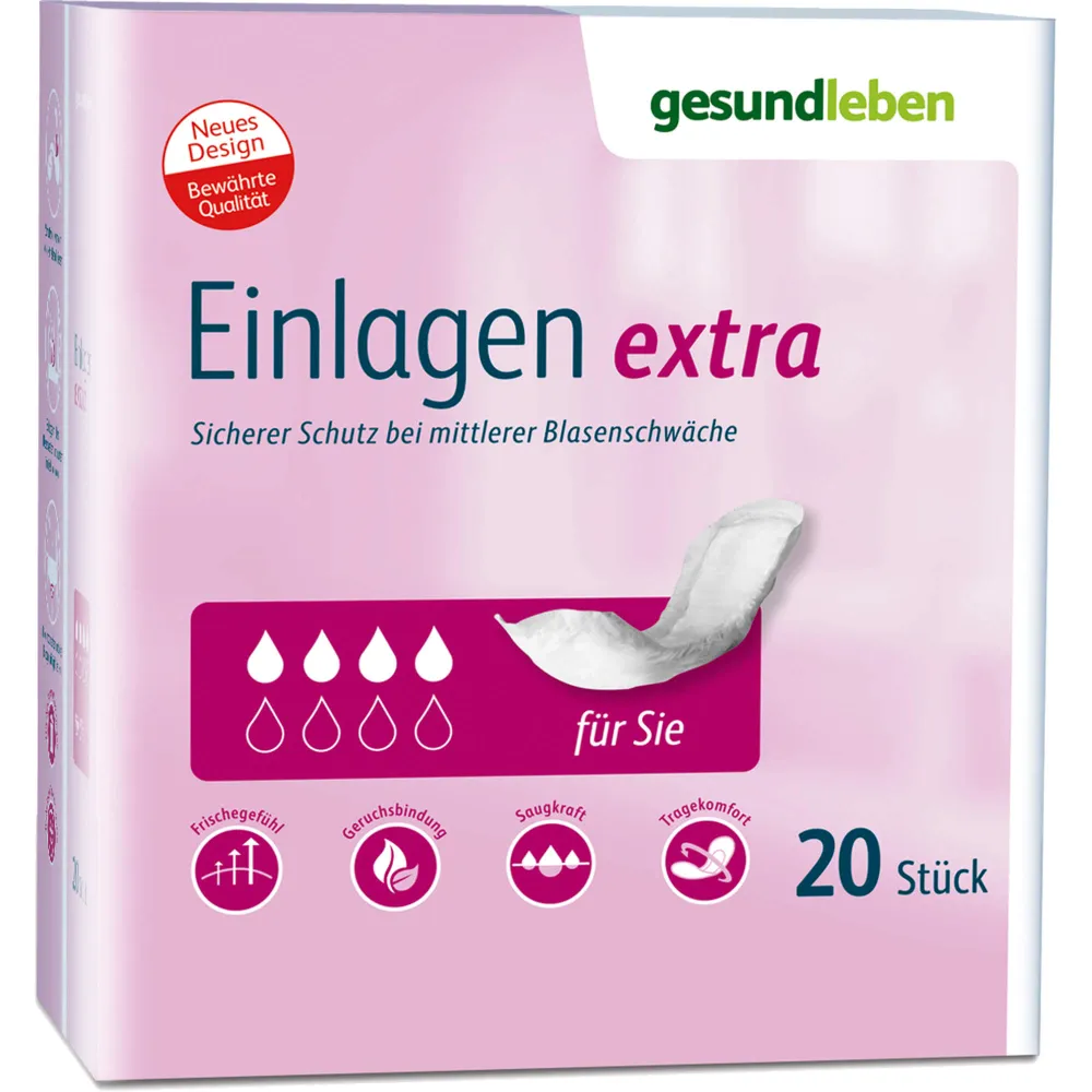 Gesund Leben Einlagen extra 20 St