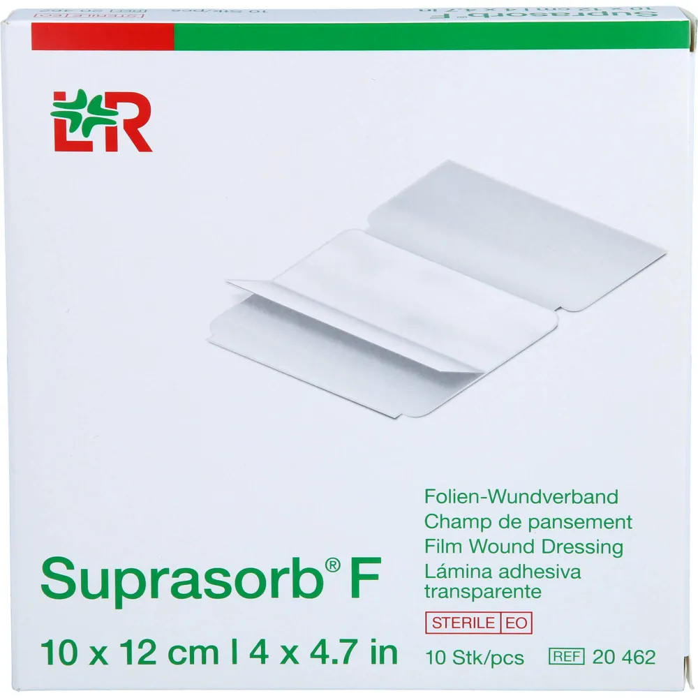 Suprasorb F Folien Wundverb.10x12 cm steril 10 St