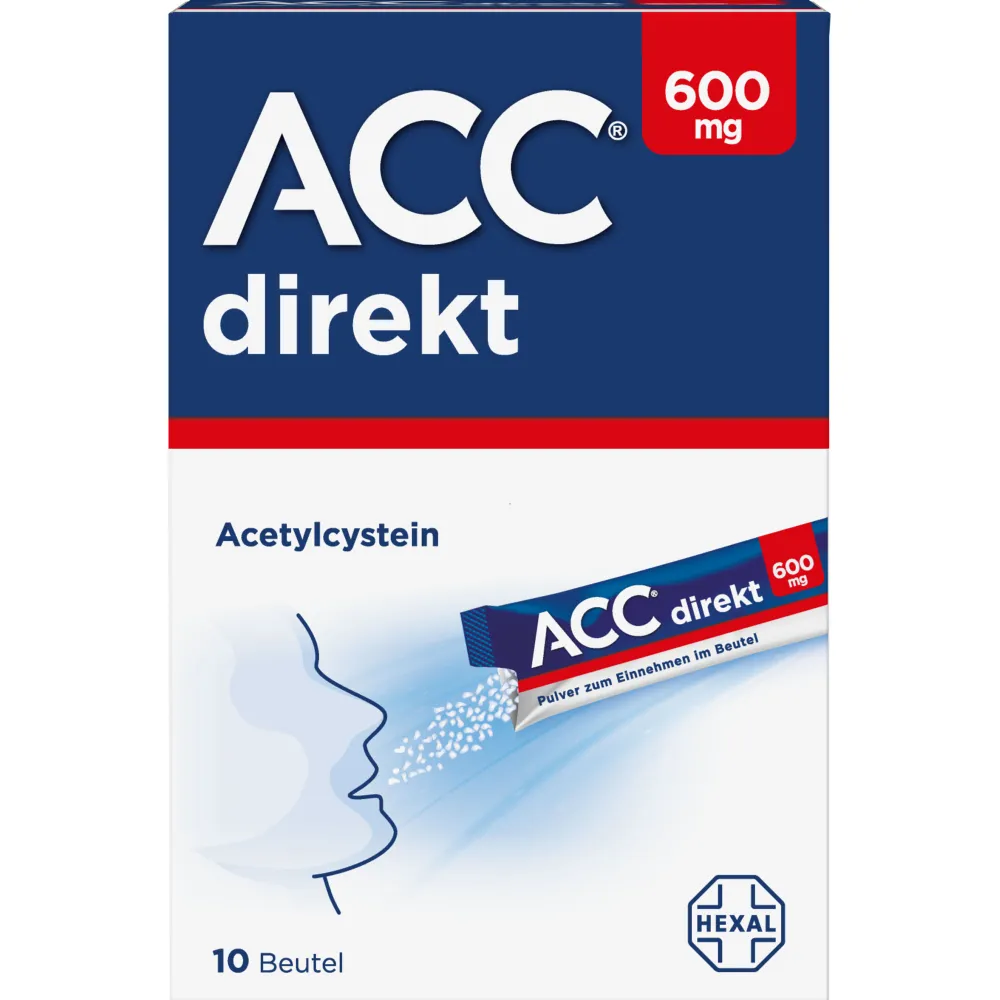 Acc direkt 600 mg Pulver zum Einnehmen im Beutel 10 St